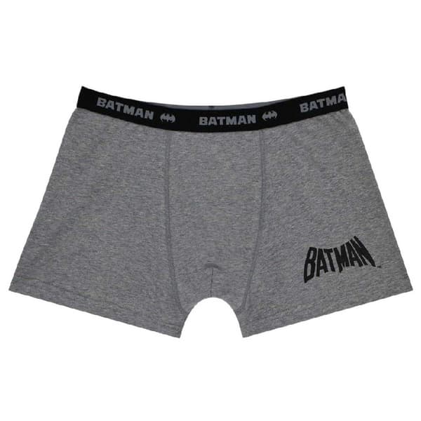 Batman Boxerkalsonger i bomull för pojkar (3-pack) 11-12 år Grå/Sv Grey/Black 11-12 Years