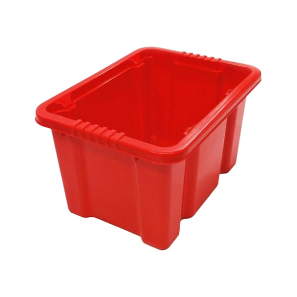 TML Förvaringslåda 30 x 20 x 15 cm Röd Red 30 x 20 x 15cm