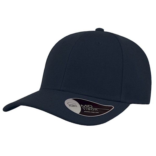 Atlantis Beat Strukturerad 6 Panel Cap One Size Navy Navy One Size