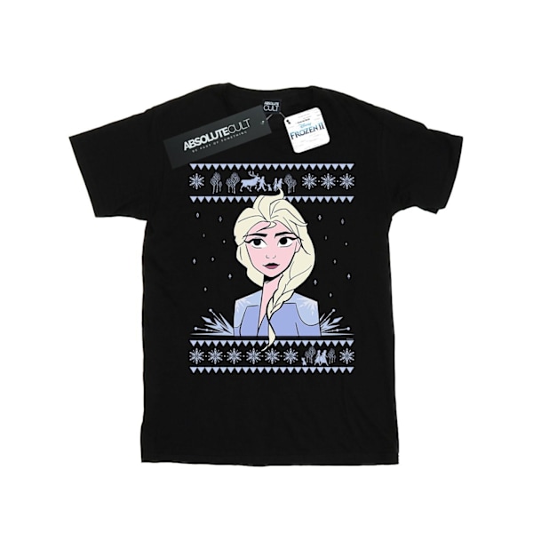 Disney Herr Frozen 2 Elsa Jul T-shirt XL Svart Black XL