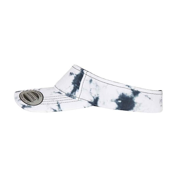 Flexfit Batik Dye Visor Cap One Size Svart/Vit Black/White One Size