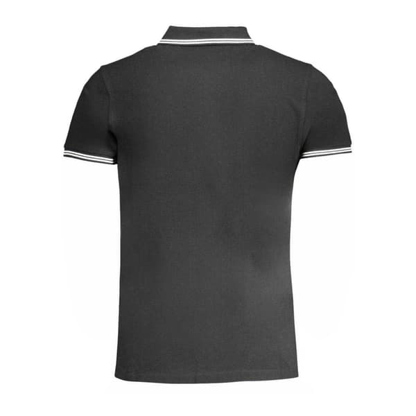 Cavalli Class Pikétröja för män med logotyp XL Svart Black XL