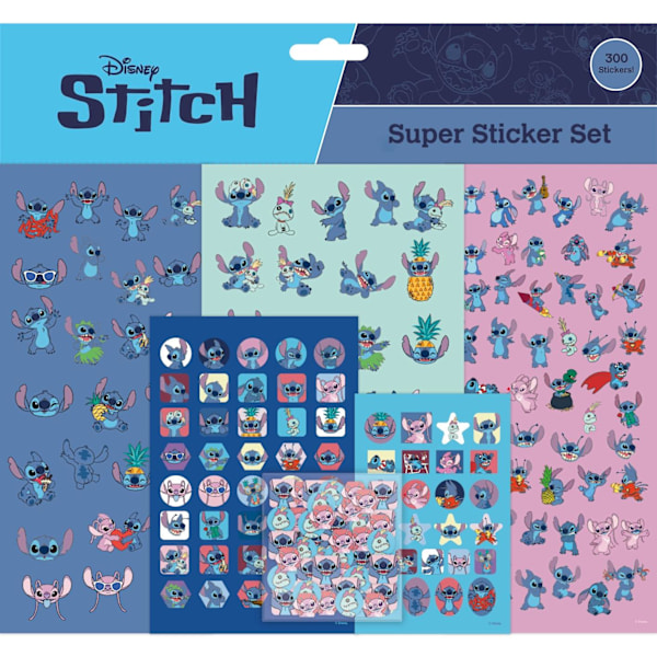 Lilo & Stitch Core Stickers Set (300-pack) One Size Multicol Multicoloured One Size