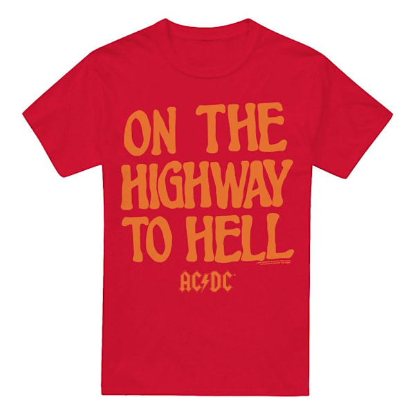 AC/DC Herr We Salute You T-Shirt XXL Röd Red XXL