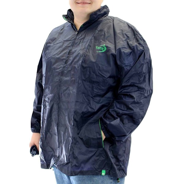 Duke Herr D555 Zac Packaway Kingsize Vattentät Jacka 2XL Marinblå Navy 2XL