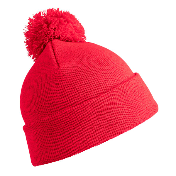 Result Barn/Barn Vinter Essentials Pom Pom Mössa En Storlek Red One Size