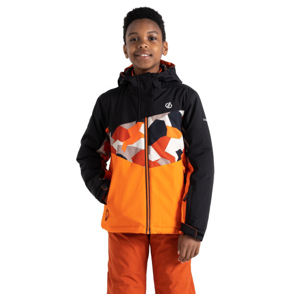 Dare 2B Barn/Barn Humour II Geo Camo Skidjacka 3-4 År Puffins Orange/Black 3-4 Years