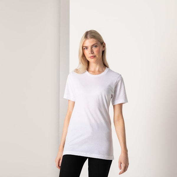 SF Unisex Vuxen Ekologisk T-shirt S Vit White S