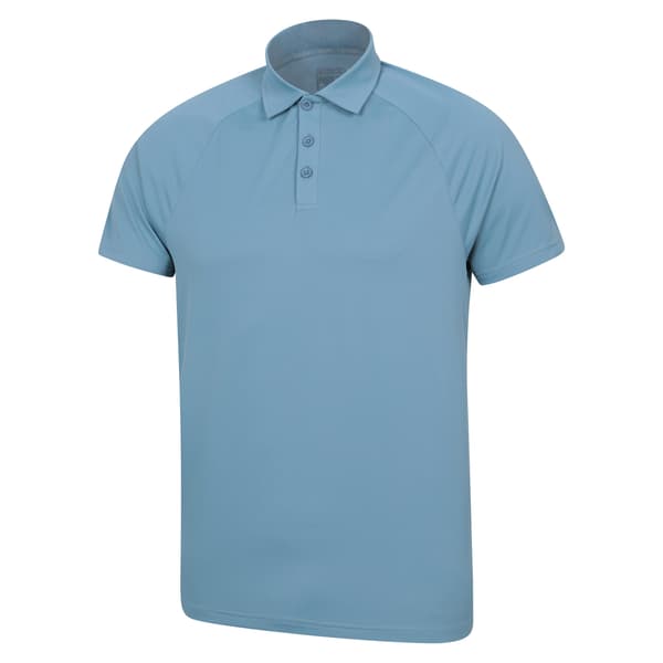 Mountain Warehouse IsoCool Lättvikts Pikétröja för Herr S Ljus Light Blue S
