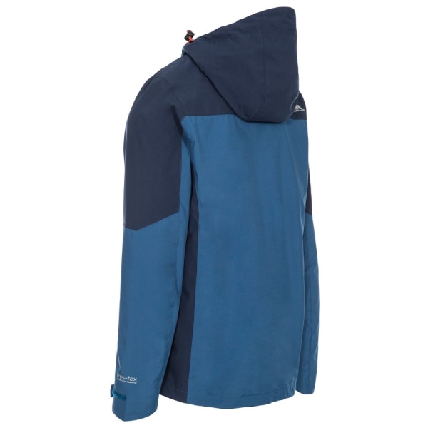 Trespass Mens Tappin Hooded Vattentät Jacka XS Indigo Indigo XS