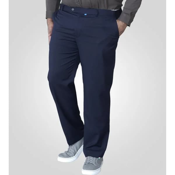 Duke Herr D555 Supreme Stretch Kingsize Byxor 48L Marinblå Navy 48L