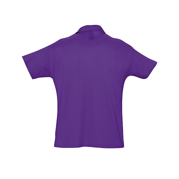 SOLS Herr Summer II Pique Kortärmad Poloskjorta XL Mörk Lila Dark Purple XL