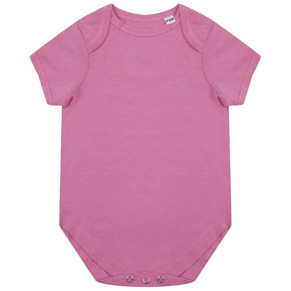 Larkwood Baby Ekologisk Body 3-6 Månader Ljusrosa Bright Pink 3-6 Months