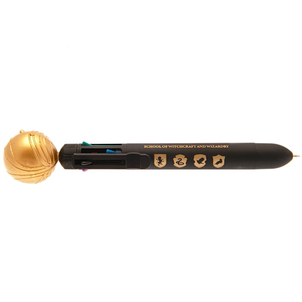 Harry Potter Golden Snitch Retractable Pen One Size Black Black One Size