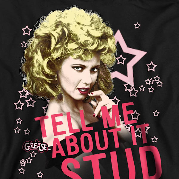 Grease Unisex Vuxen Tell Me About It Stud Sweatshirt XL Svart Black XL