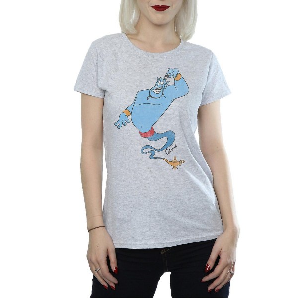 Aladdin Dam/Dam Klassisk Genie Heather T-shirt M Heather G Heather Grey M