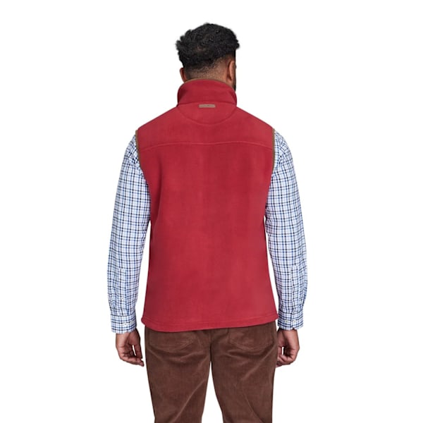 Raging Bull Fleeceväst för män 4XL Burgundy Burgundy 4XL