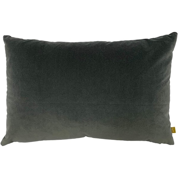 Furn Sammetskuddeöverdrag En Storlek Grå Grey One Size