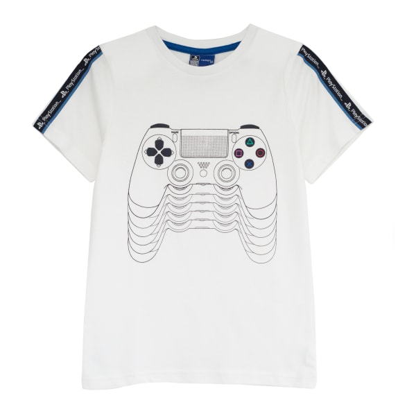 Playstation Girls Controller T-shirt 4-5 år vit White 4-5 Years