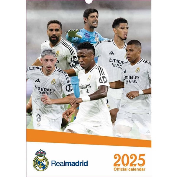 Real Madrid CF 2025 A3 Väggkalender One Size Flerfärgad Multicoloured One Size