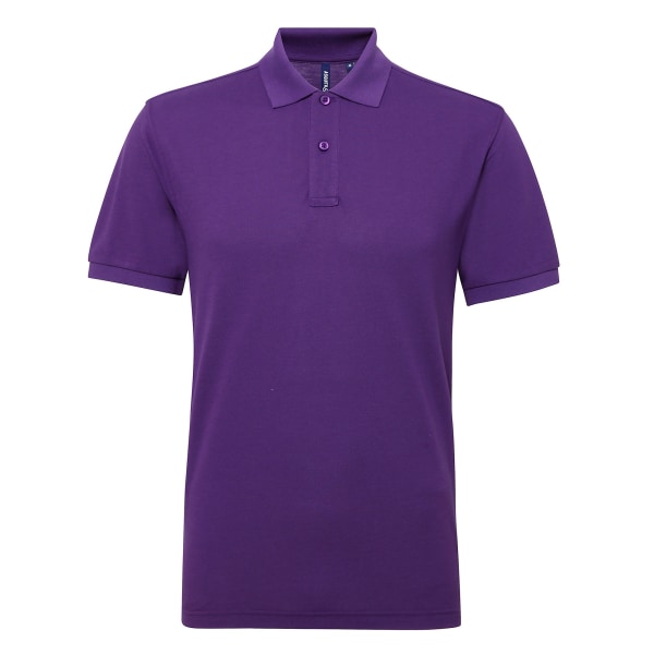 Asquith & Fox Herr Short Sleeve Performance Blend Polo Shirt 5X Purple 5XL
