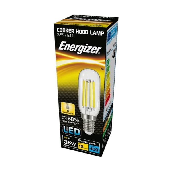 Energizer Filament E14 LED Spisfläkt Glödlampa 4w Varmvit Warm White 4w