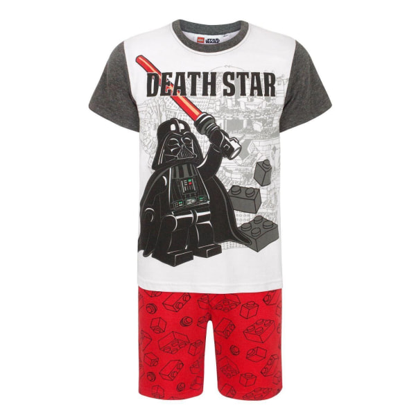 Lego Star Wars Boys Death Star Marl Short Pyjamas Set 4 Years Wh White 4 Years