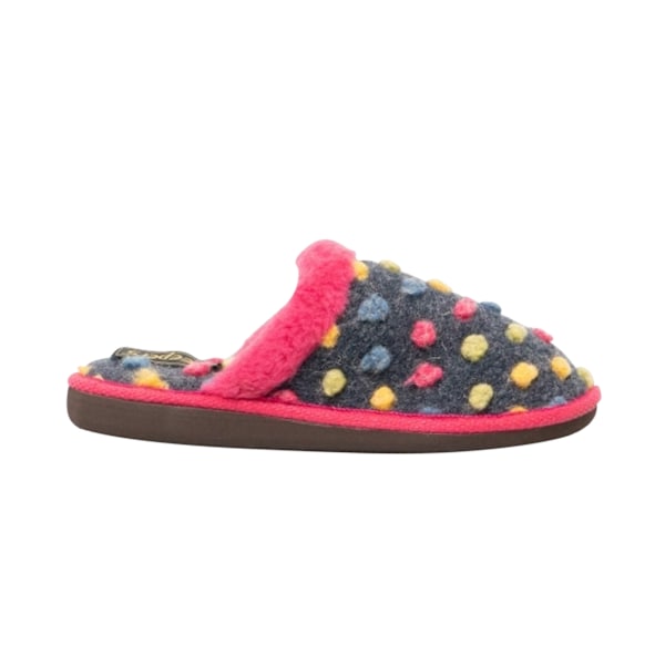 Sleepers Dam/Dam Donna Muletofflor 3 UK Fuchsia/Multi Fuchsia/Multi 3 UK