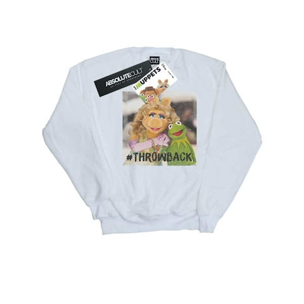 Disney Pojkar The Muppets Throwback Foto Sweatshirt 7-8 År Vit White 7-8 Years