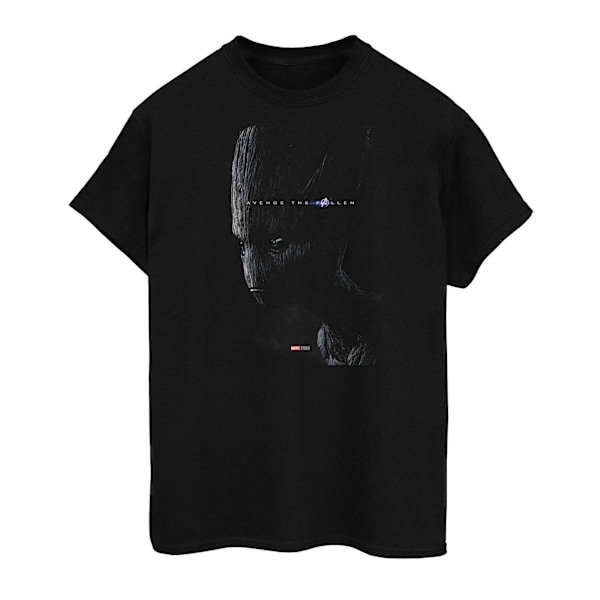 Avengers Endgame Herr Avenge The Fallen Groot Bomulls T-shirt M Black M
