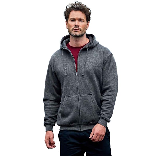 PRO RTX Mens Pro Full Zip Hoodie 4XL Charcoal Charcoal 4XL