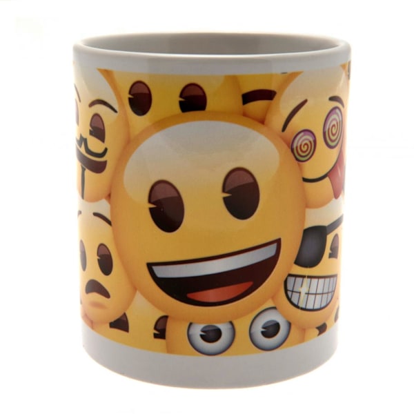 Emoji Officiella Ikoner Mugg En Storlek Gul/Vit Yellow/White One Size