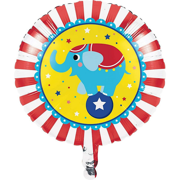 Kreativ festcirkus elefant folie ballong en storlek flerfärgad Multicoloured One Size