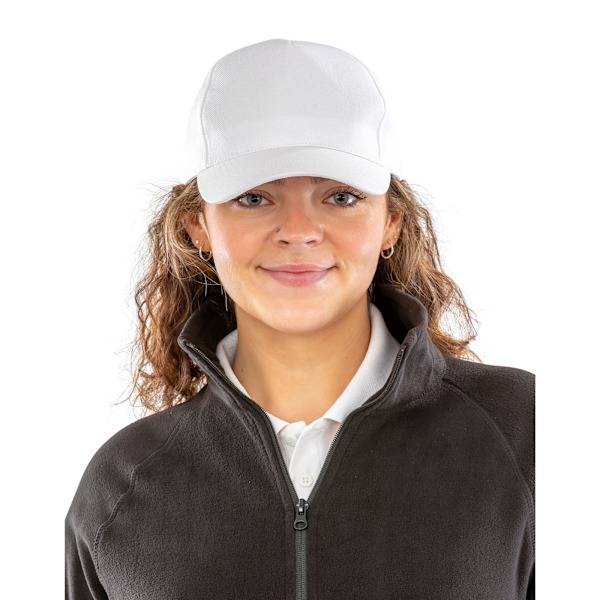 Result Äkta Återvunnen Kepsen En Storlek Vit White One Size