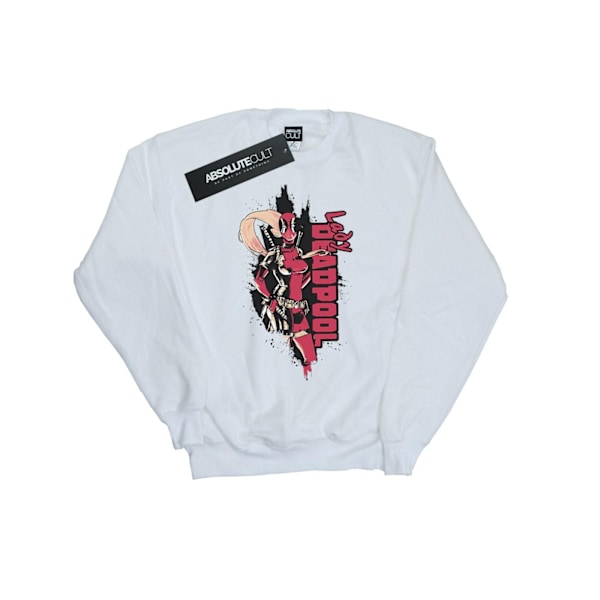 Marvel Dam/Damer Deadpool Lady Deadpool Sweatshirt M Vit White M