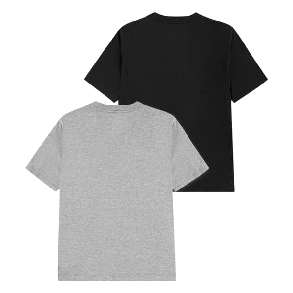 Hurley Core Logo T-shirt för barn (2-pack) 8-10 år Dark Grey Heather 8-10 Years