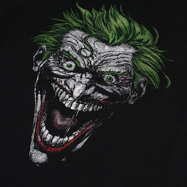 Batman herr The Joker bomull T-shirt L svart/vit/grön Black/White/Green L