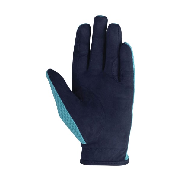 Hy Childrens/Kids Belton Ridhandskar S Marinblå/Teal Navy/Teal S