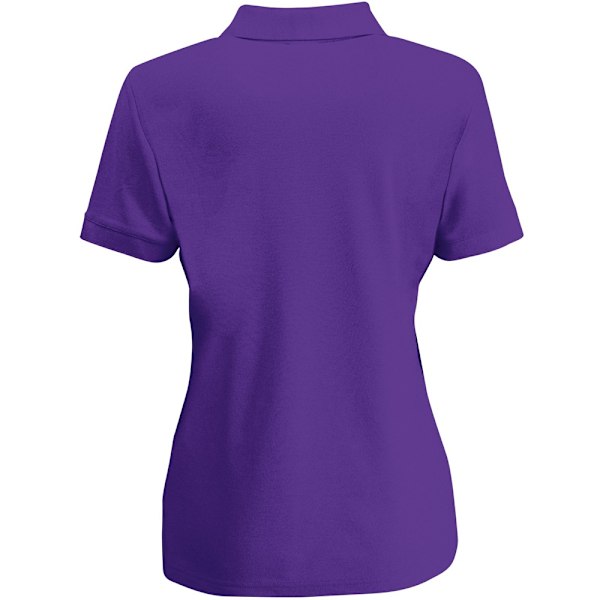 Fruit Of The Loom Dam/Damer Lady Fit Kortärmad Polotröja Purple 2XL