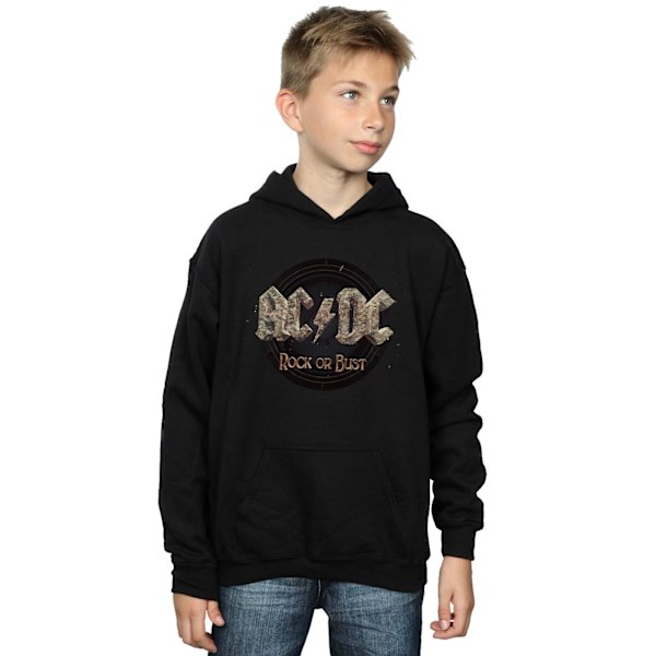 AC/DC Pojkar Rock Or Bust Hoodie 7-8 År Svart Black 7-8 Years