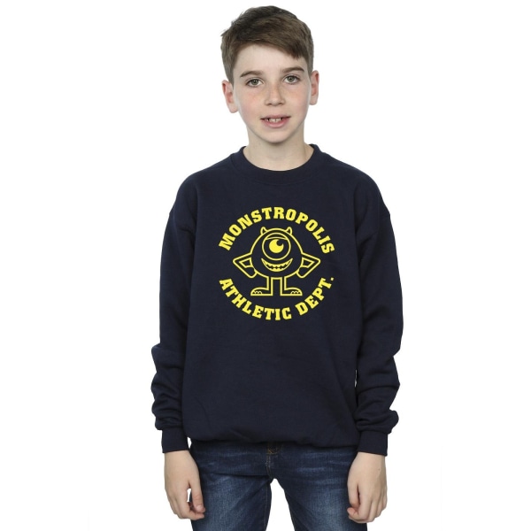 Disney Boys Monsters University Monstropolis Sweatshirt 12-13 år Navy Blue 12-13 Years