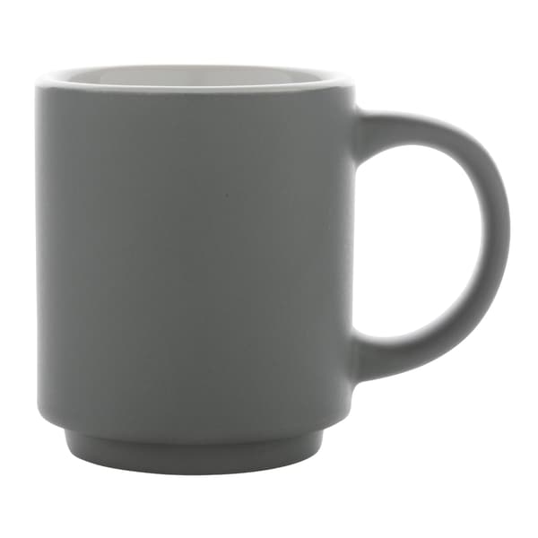 XD Collection Stapelbar Keramikmugg 180ml One Size Grå/Vit Grey/White One Size