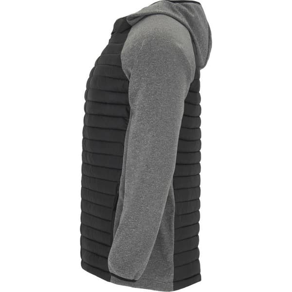 Roly Unisex Vuxen Minsk Vadderad Jacka M Solid Svart/B Solid Black/Black Heather M