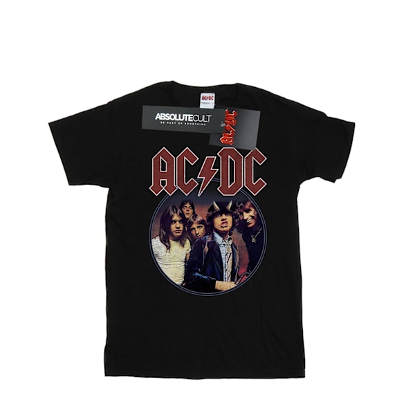 AC/DC Dam/Damer Highway To Hell Cirkel Bomull Boyfriend T-S Black S