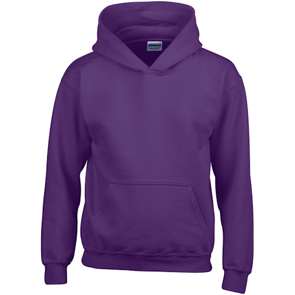 Gildan Heavy Blend Unisex Barn Hoodie / Hoo Purple L