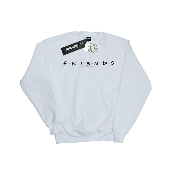 Friends Dam/Kvinna Logotyp Sweatshirt XL Vit White XL