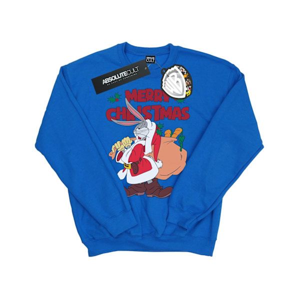 Looney Tunes Herr Santa Bugs Bunny Sweatshirt 4XL Royal Blue Royal Blue 4XL