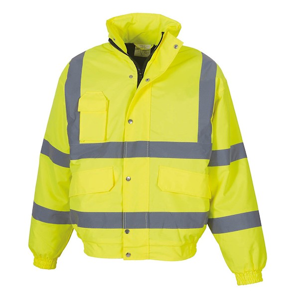 Yoko Hi-Vis Bomberjacka för Herr (2-pack) XL Hi-Vis Gul Hi-Vis Yellow XL