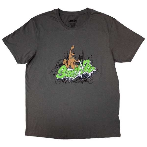 Scooby Doo unisex skateboard T-shirt för vuxna M Grå Grey M