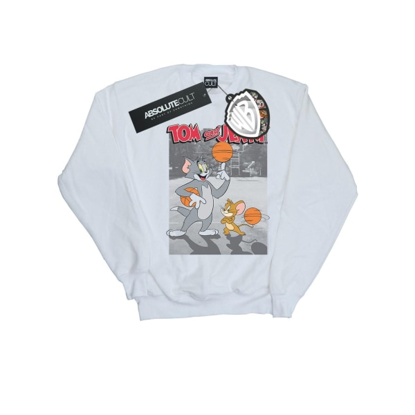 Tom And Jerry Dam/Damer Basket Buddies Sweatshirt M Vit White M